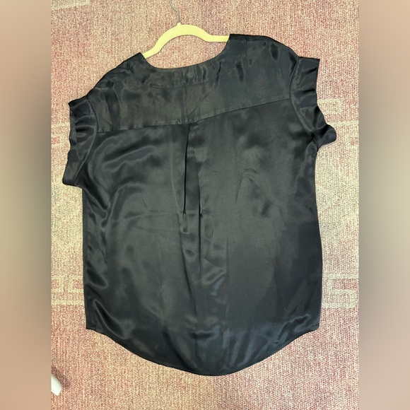 Rails Black Nala Satin oversized v neck dress top size small - Picture 15 of 16